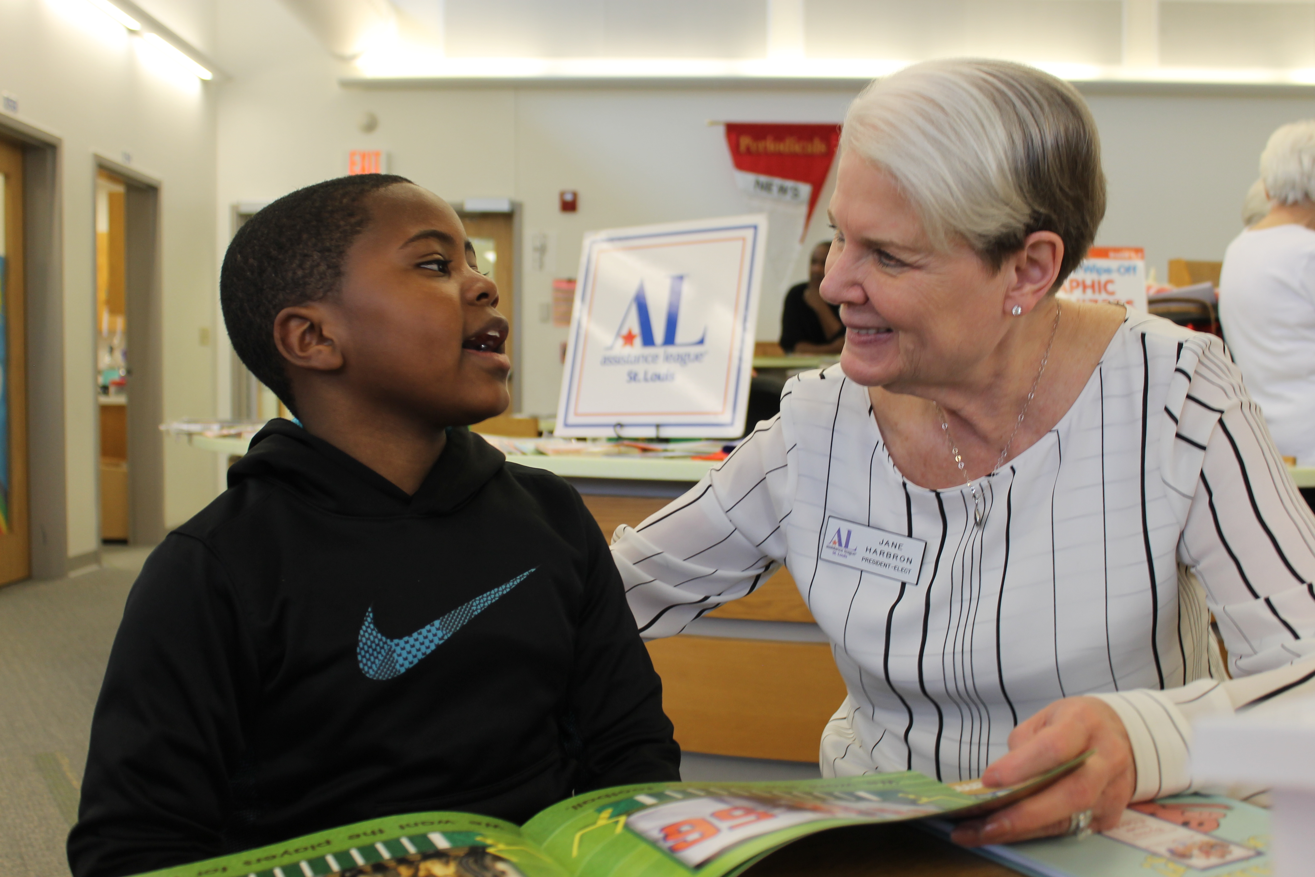 2019 4 5 Northview elementary BFF child with ALSTL President Elect Jane Harbron BEST SHOT.JPG